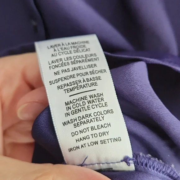 Jacob purple oversized blouse - Picture 9 of 9